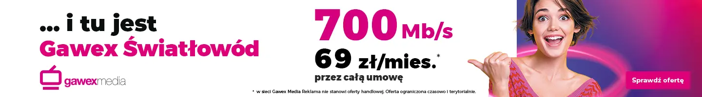 700 Mb/s za 69 zł/mies.
